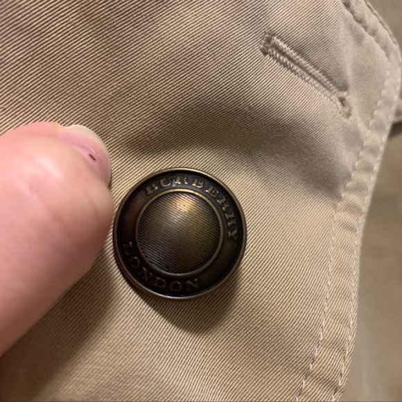 Mid Length Burberry Trench Coat - Picture 6 of 8